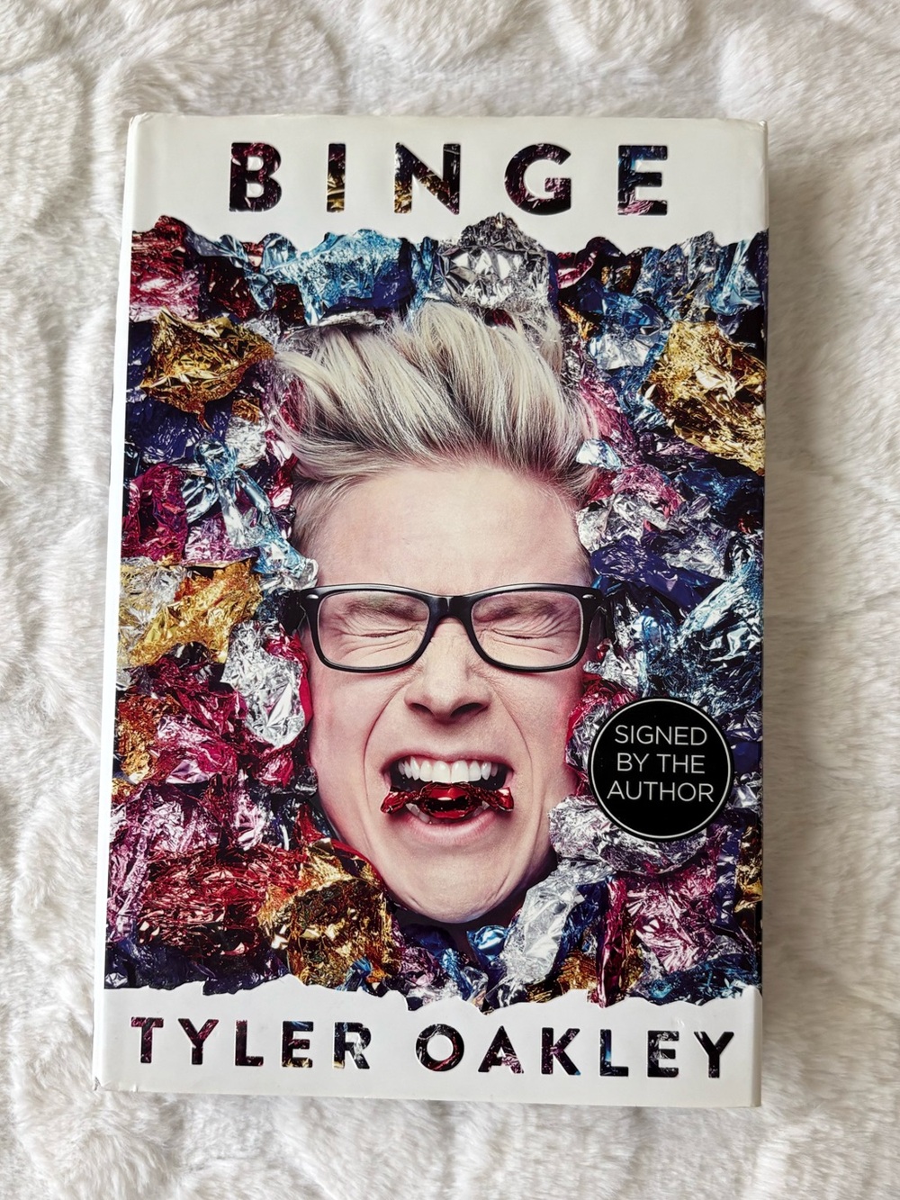 SIGNED COPY Binge by Tyler Oakley - Hardcover Novel